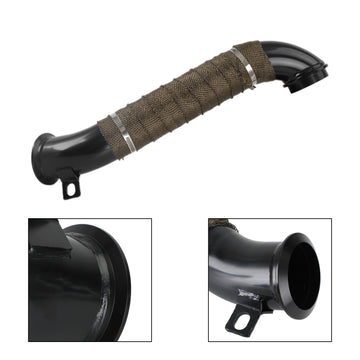 Chevrolet 2004.5-2009 Silverado 2500 6.6L V8 DIESEL GMCA424 GM8424 Black 3" Turbo Down Pipe - 0