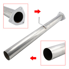 Dodge 2007.5-2012 Ram 6.7 Cummins Diesel 4" Exhaust DPF Race Pipe Stainless Steel - 0