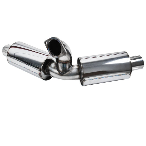 Système d'échappement arrière à double silencieux pour Toyota MR2 Turbo 2.0L 4.5" 1991-1995