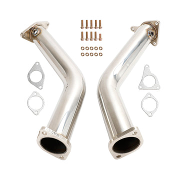 Tuyau d'échappement de course en acier inoxydable pour Infiniti Q50 VR30 Twin Turbo 2016+