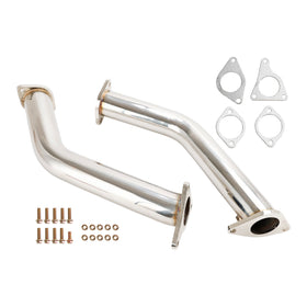 Tuyau d'échappement de course en acier inoxydable pour Infiniti Q60 VR30 Twin Turbo 2017+