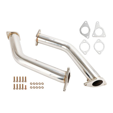 Tuyau d'échappement de course en acier inoxydable pour Infiniti Q60 VR30 Twin Turbo 2017+