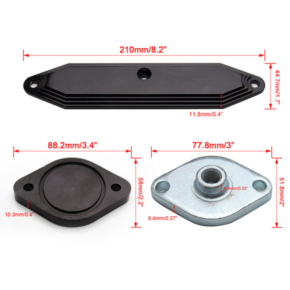 Ford 2011-2014 F250 F350 F450 Power Stroke 6.7L diesel engine EGR Delete Kit w/Coolant Bypass