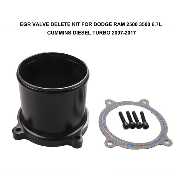 Kit de suppression de vanne EGR pour Dodge Ram 2500 3500 6,7 L 408 ci OHV L6 Cummins Diesel Turbo (05/2007-2017)
