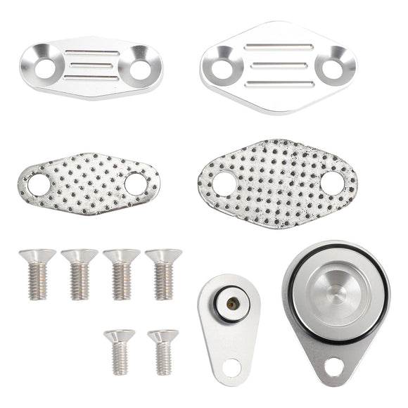 GM LS Intake/Exhaust Engine EVAP/Air/EGR Delete Block Off Plate Kit