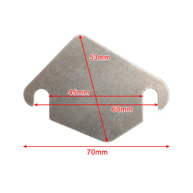 Plaque de blocage de suppression EGR pour Citroën C2 C3 C4 C5 1.4 1.6 HDI - 0