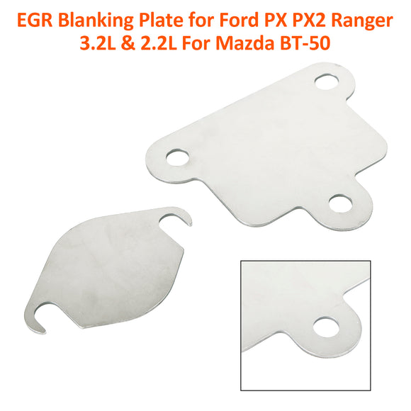 Ford PX PX2 Ranger 3.2L & 2.2L EGR Delete Block Off Plate