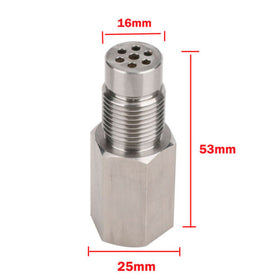 Adaptateur universel pour capteur d'oxygène pour voyant de contrôle moteur avec convertisseur catalytique intégré - 0
