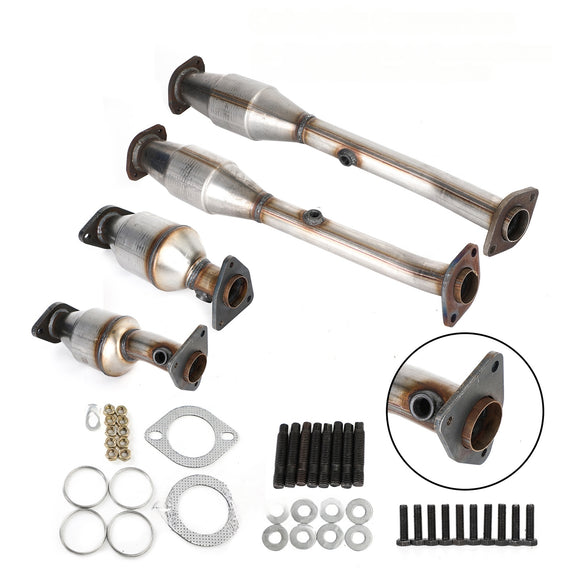 Kit de convertisseurs catalytiques 4 pièces pour Nissan NV1500 4.0L (2012-2016) 17171, 17172, 18219, 18218