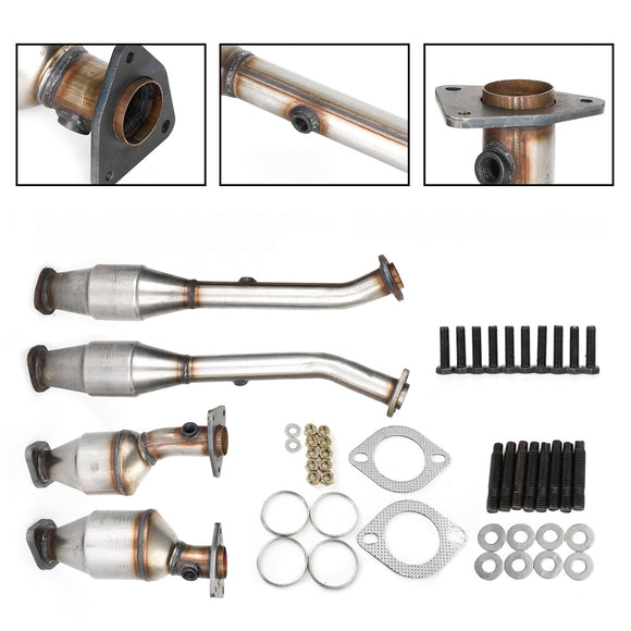 Kit de convertisseurs catalytiques 4 pièces pour Nissan NV1500 4.0L (2012-2016) 17171, 17172, 18219, 18218