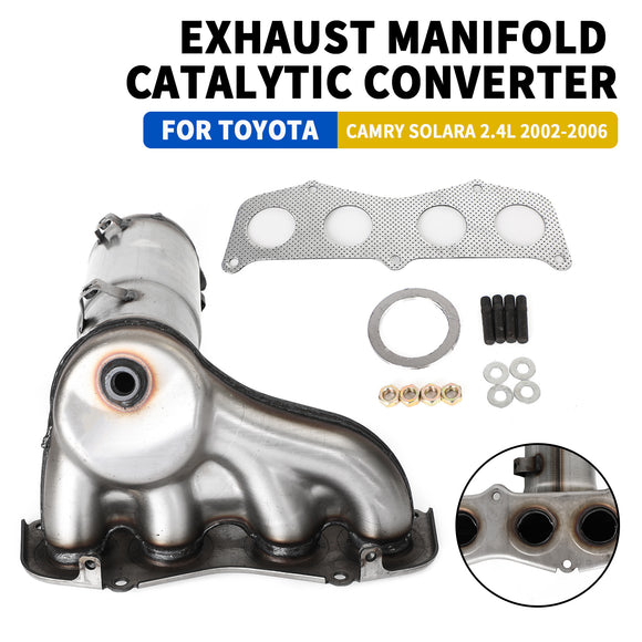 674050 Toyota Camry 2007-2009 2362CC l4 GAS DOHC Naturally Aspirated Catalytic Converter W/Gasket