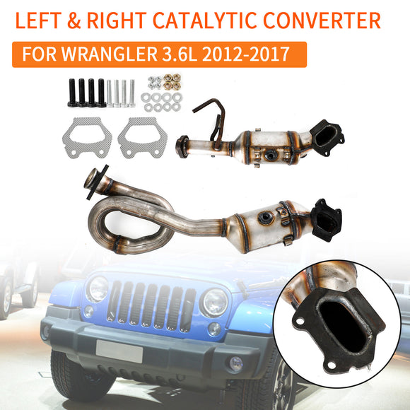 Links & Rechts Katalysator Set 641511 641512 Für Jeep Wrangler 3,6 L V6 2012-2017