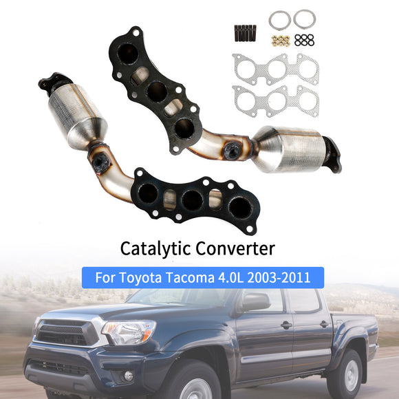 Paire de convertisseurs catalytiques d'échappement pour Toyota FJ Cruiser/4Runner/Tacoma 4.0L (2003-2011)