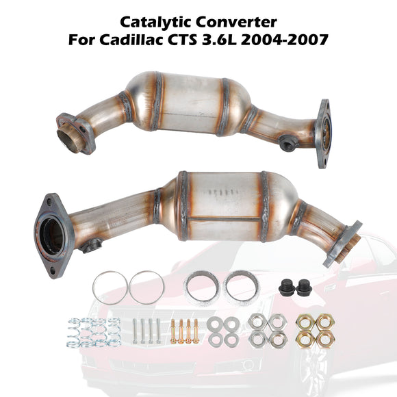 Cadillac 2005-2007 CTS 3.6L Left & Right Catalytic Converter Set 16544 16546