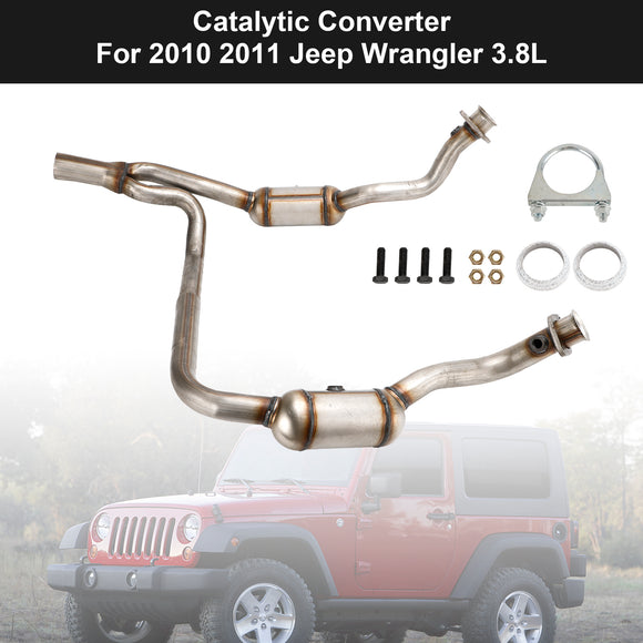 Kit complet de convertisseur catalytique pour Jeep Wrangler 3,8 L 2010-2011 (50498)