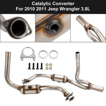 Jeep 2010-2011 Wrangler 3.8L 50498 Catalytic Converter Complete Set - 0