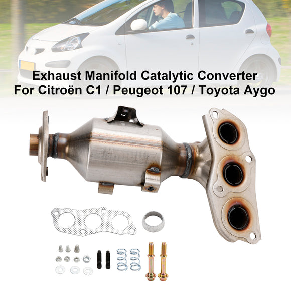 Toyota 2005-2014 Aygo Citroen C1 Peugeot 107 0342K0 Catalytic Converter