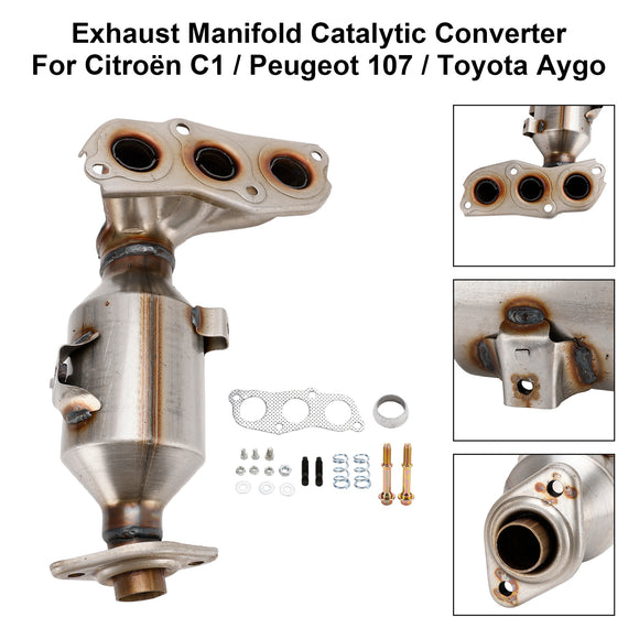 Toyota 2005-2014 Aygo Citroen C1 Peugeot 107 0342K0 Catalytic Converter