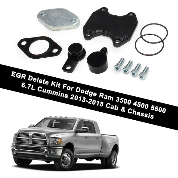 Kit de suppression EGR pour Dodge Ram 2013-2023 3500 4500 5500 6,7 L Cummins Cabine et Châssis