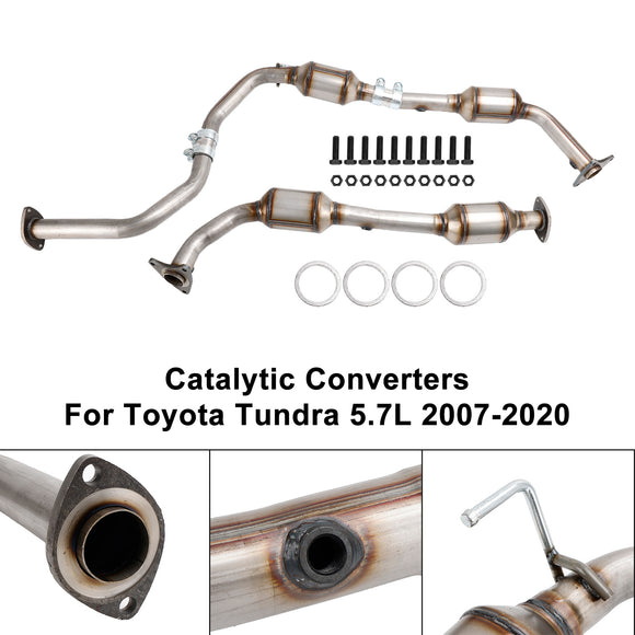 Toyota 2007-2020 Tundra 5.7L 54723 56250 Both Side Catalytic Converters