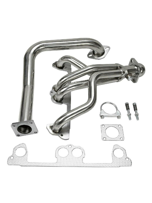 Collecteur d'échappement avec tuyau de descente pour Jeep Wrangler YJ 2,5 L L4 (1991-1995)