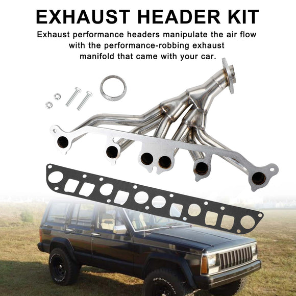 Abgaskrümmer Edelstahl 674196 662691 4883385K 4883385 16575131 Für Jeep Grand Cherokee Wrangler 4,0 L V6