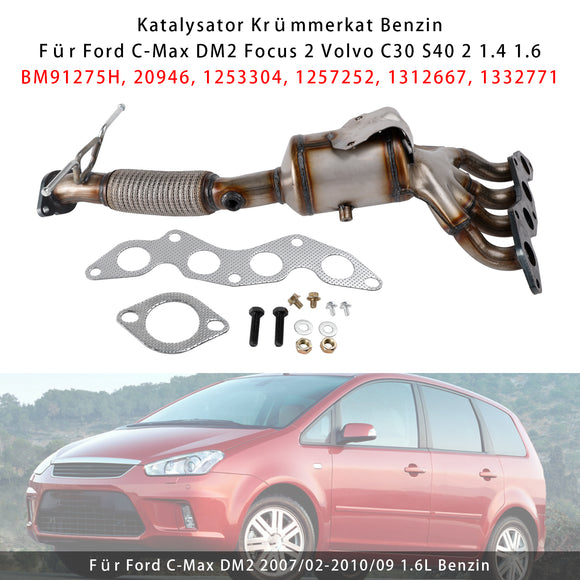 Ford C-Max DM2 Focus 2 Volvo C30 S40 2 1.4 1.6 Catalytic Converters Euro 4
