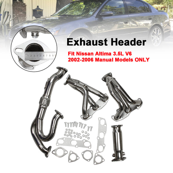 Nissan 2002-2006 Altima VQ35DE V6 3.5 Manuelle Modelle Krümmer Auspuff