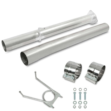 4" Exhaust Tube Pipe Kit for 2013-2018 Dodge Ram 2500 3500 6.7L Turbo Diesel