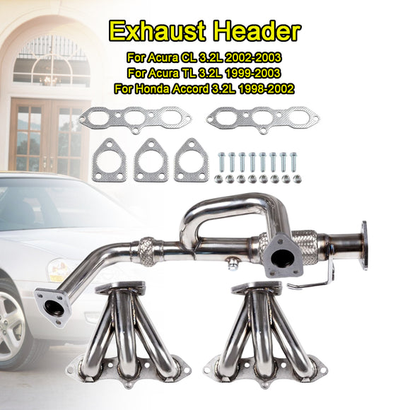 Collecteur d'échappement Honda Accord 3.2L HDSHA98V6 1998-2002