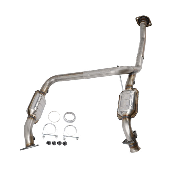 Y Pipe With Catalytic Converters For Chevy Silverado 2500 HD V8 6.0L 2011-2017