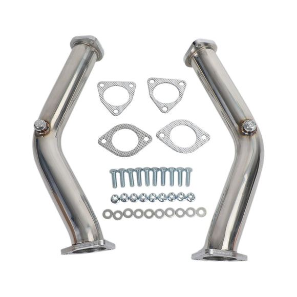 Infiniti 2003-2006 FX35 3,5 l 3498 CC V6 2 Testrohre Decat Nicht resonant gerader Auspuff