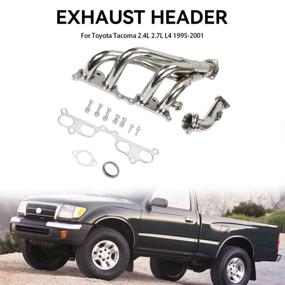 Toyota Tacoma 1995-2001 2,4 l 2,7 l L4 Edelstahl-Krümmer