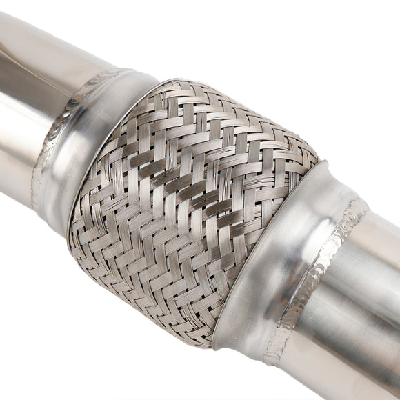Tuyau d'échappement 3" en acier inoxydable pour Audi S3 8L TT 8N Mk1 1.8T 225 ch
