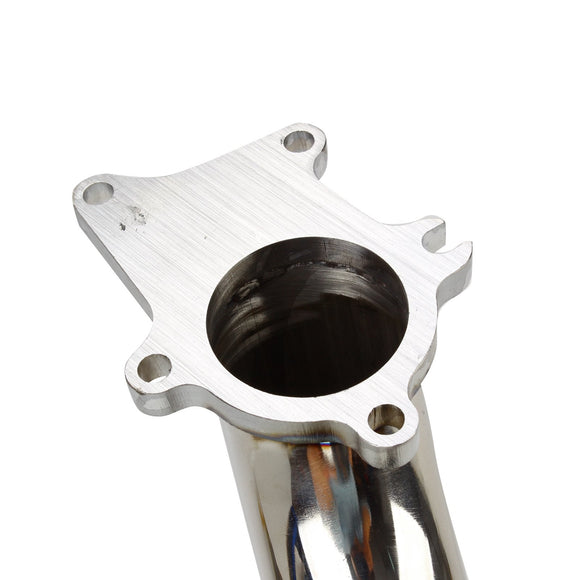 Tuyau d'échappement turbo en acier inoxydable à bride à 5 boulons T3/T4 T04E de 2,5 pouces avec joint