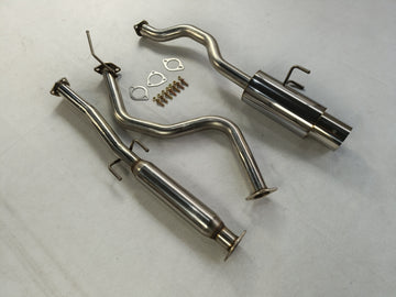 Système d'échappement CatBack 4" pour Honda Civic 2 portes/4 portes 1992-2000, 2,5 Pip - Drift Spec - 0