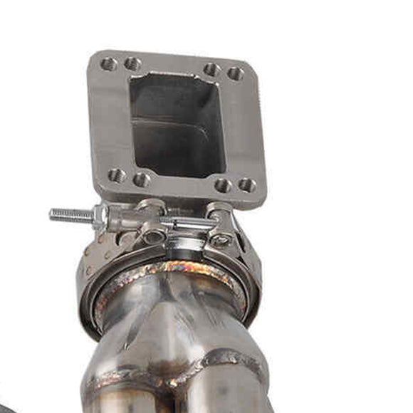 Chevrolet LS1 LS6 LSX V8 + Winkelstücke T3 T4 auf 3,0" V-Band Turbo-Auspuffkrümmer