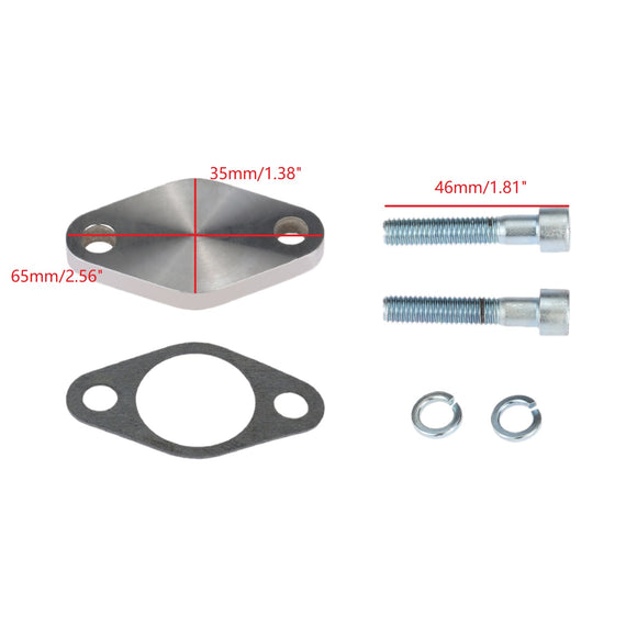 BMW E53 E65 E66 E38 E39 E46 E90 8mm EGR Valve Blanking Block Plates Kit