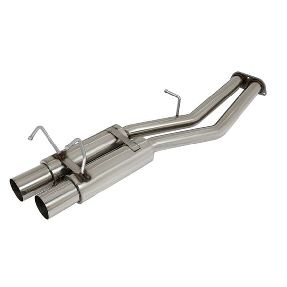 Nissan 1989-1994 240SX 2,4 l Doppel-Catback-Auspuff mit 8,9 cm Endrohr, Rennauspuffanlage