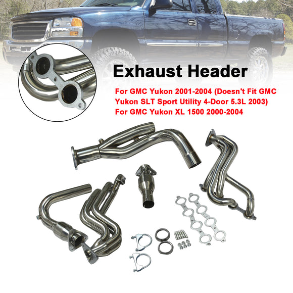 Chevrolet Avalanche 1500 GMT800 2002-2005 Moteur V8 avec collecteur d'échappement en acier inoxydable et tuyau en Y