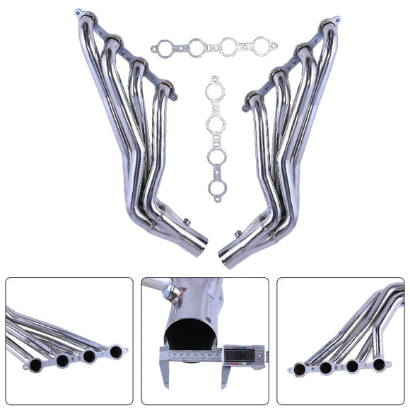 Chevy C10 LS LS1 LS3 LS2 LS6 Long Tube 1-7/8 Exhaust Manifold Header