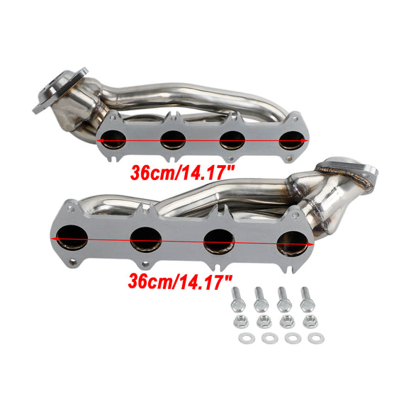 Collecteur d'échappement court en acier inoxydable pour Ford F150 5.4 V8 (2004-2010)