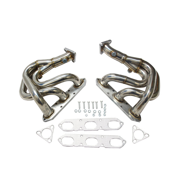 Collecteur d'échappement en acier inoxydable pour Porsche Boxster 986 2,5 L et 2,7 L 1997-2004