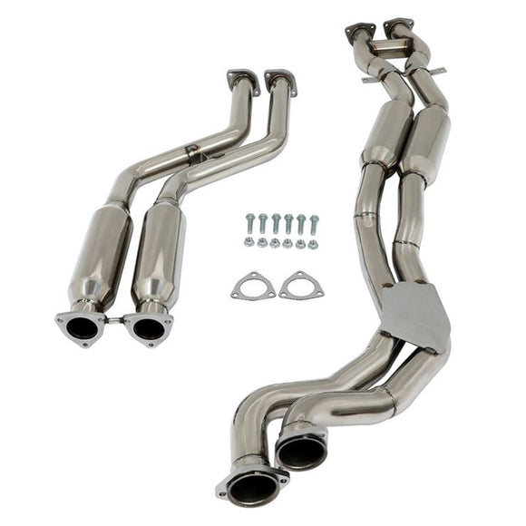 BMW 1999 M3 3,2 l Catback-Auspuffanlage, Fallrohr, abgerundetes Vorderrohr, Schalldämpfer