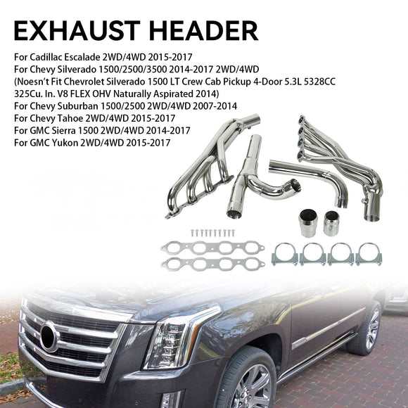 Chevrolet 2015-2017 Tahoe 2WD/4WD 5.3L 6.2L Stainless Exhaust Header