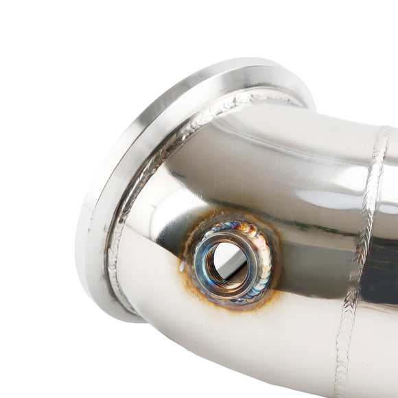 Mise à niveau du tuyau d'échappement de 4,5 pouces en acier inoxydable pour Toyota Supra A90 2020+