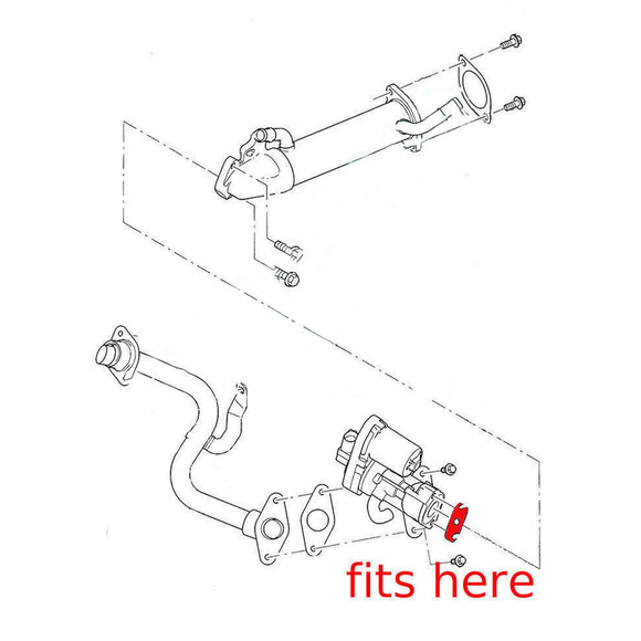 Citroen 2006+ Relay & Jumper 2.2HDi With 2.2 PUMA engine EGR Valve Blank Plate