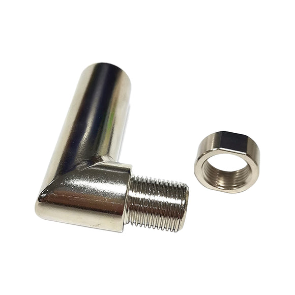 Rallonge coudée à 90 degrés pour capteur d'oxygène O2, extension de bouchon O2 M18 x 1,5