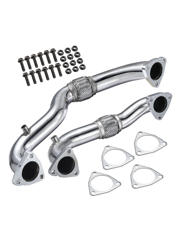 Ford 2008-2010 6,4 l Powerstroke Diesel Heavy Duty poliert, kein EGR-Auspuff-Up-Pipe