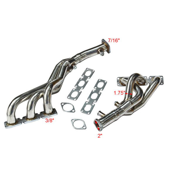 Collecteur d'échappement en acier inoxydable pour BMW Série 5 E39 1997-2000, moteurs 2,5 L/2,8 L/3,0 L